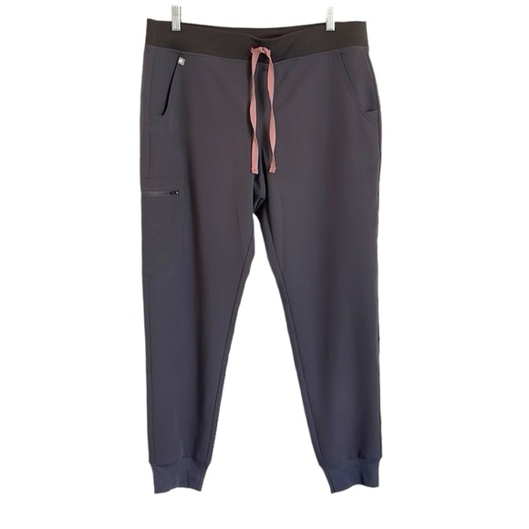 Figs Pants - Figs Zamora 2.0 jogger srub pants charcoal gray size L